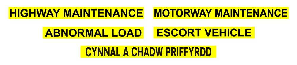 additional vehicle decals