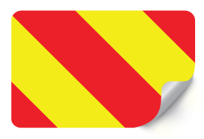 self adhesive custom size chevrons