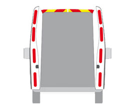 free door reflectors