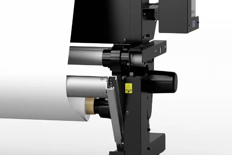 integrated take up unit