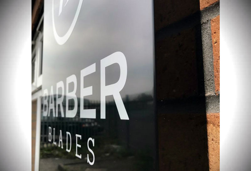 sign services wales barber sign