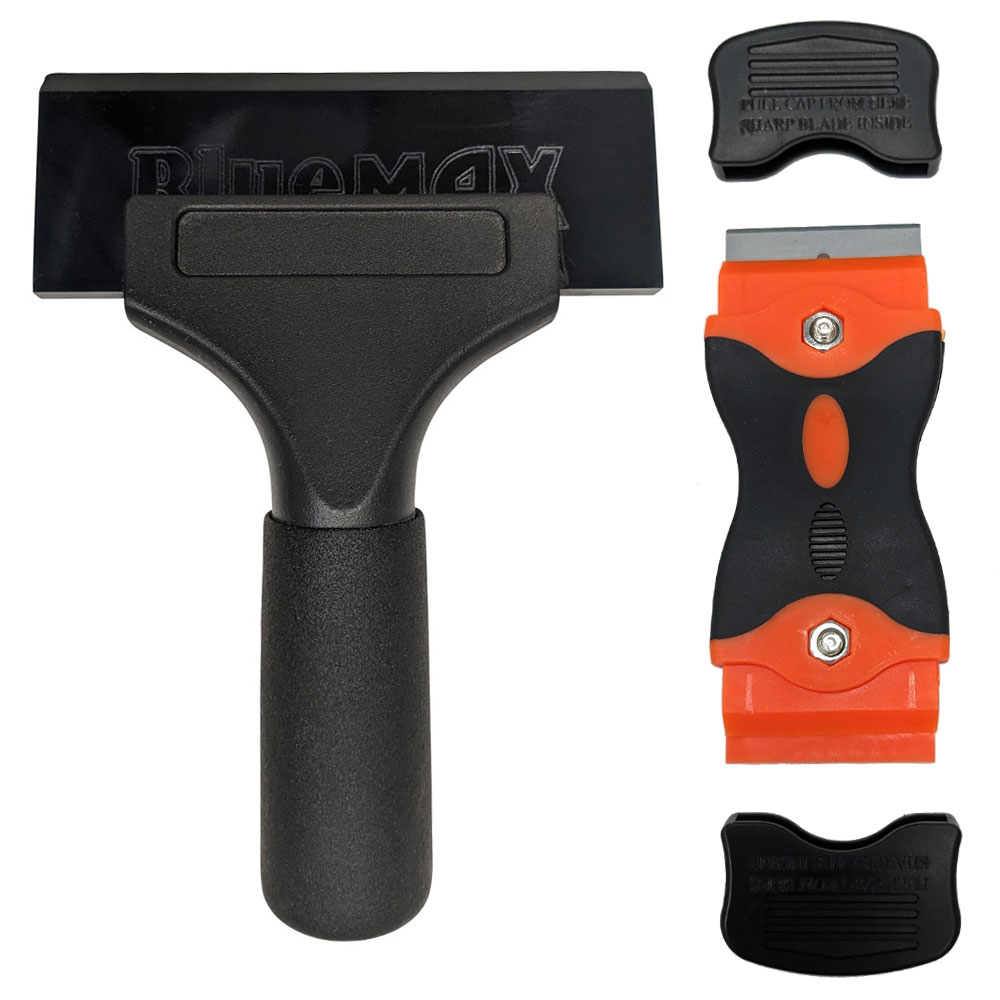 silicone rubber squeegee and scraper tool