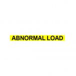 Abnormal Load Text 70mm in black vinyl