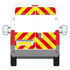 Fiat Ducato Series MK4 07-2015 - Current Medium Roof Barn Door Full Glazed
