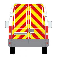 Iveco Daily Series MK5 08-2011 - 08-2017  Medium Roof Barn Door Full Rear