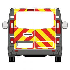 Nissan NV300 Series MK1 11-2016 - Current Low Roof Barn Door Full Glazed