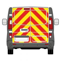 Nissan NV300 Series MK1 11-2016 - Current Low Roof Barn Door Full Rear