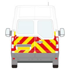 Renault Master Series MK4 05-2019 - Current High Roof Barn Door Half Rear