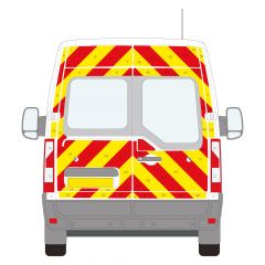 Renault Master Series MK4 05-2019 - Current Medium Roof Barn Door Full Glazed