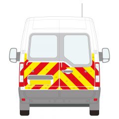 Renault Master Series MK4 05-2019 - Current Medium Roof Barn Door Half Rear