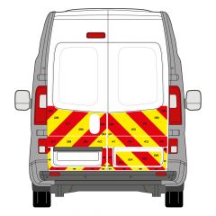 Renault Trafic Series MK3 01-2014 - Current High Roof Barn Door Half Rear