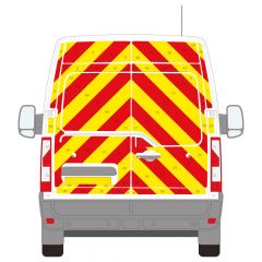 Vauxhall Movano Series MK3 01-2010 - 01-2019 Medium Roof Barn Door Full Rear