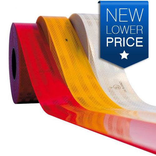 Avery Red ECE104 Reflective Conspicuity Tape 50M roll 