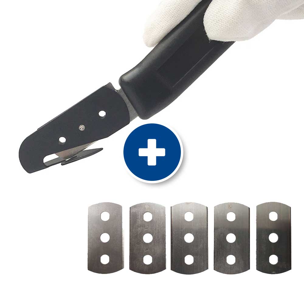 Vinyl Knife - Backing Slitter with Pack of 5 Replacement Blades