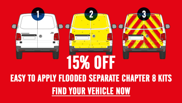 15% off flooded separate Chapter 8 chevron kits