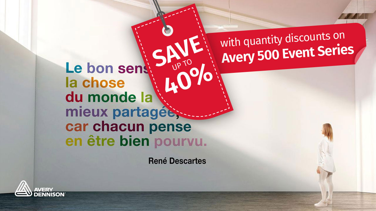 Big savings on Avery Dennison 500 Event Series