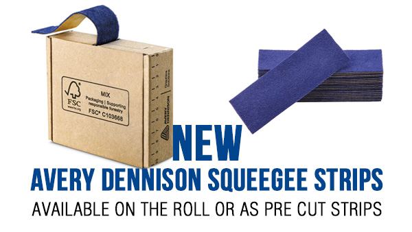New Avery felt squeegee strip