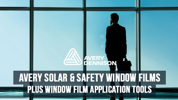 Avery Dennison window films and window film application tools