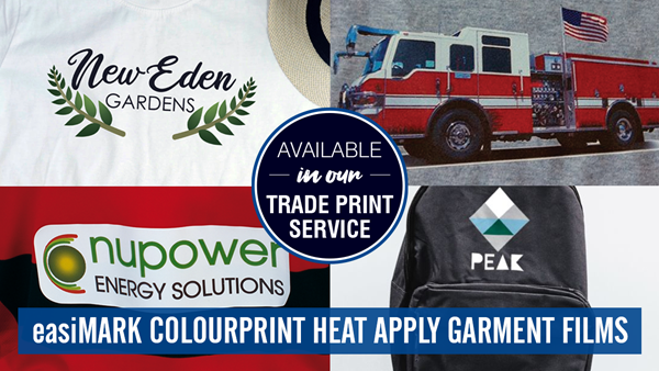Printable garment films and a second user vinyl cutter...