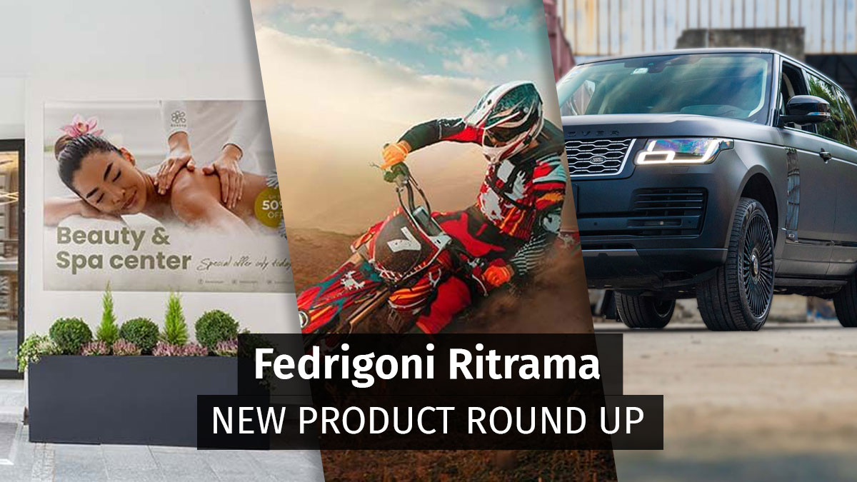 A whole host of new Fedrigoni Ritrama products...