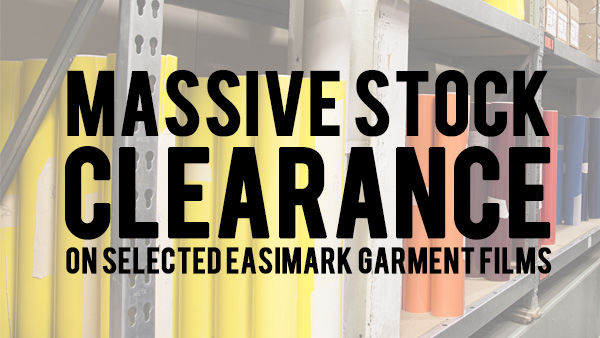 Massive Stock Clearance on Garment Films
