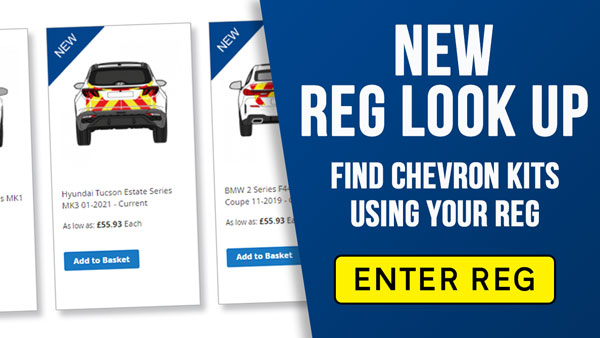 New reg checker - find chevron kits quicker than ever!