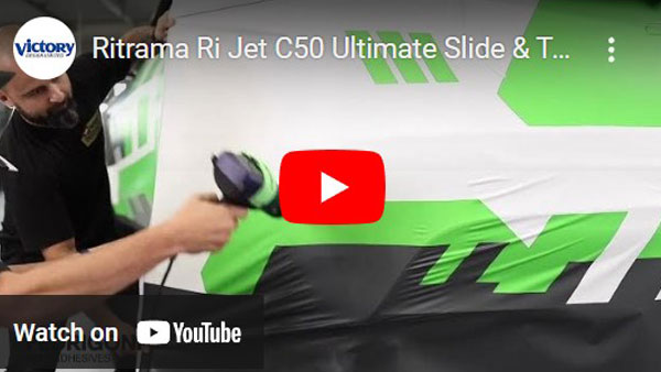 Applying Ritrama Cast Vehicle Wrap