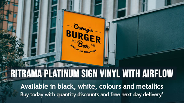 Airflow sign vinyl from £2.57 per metre