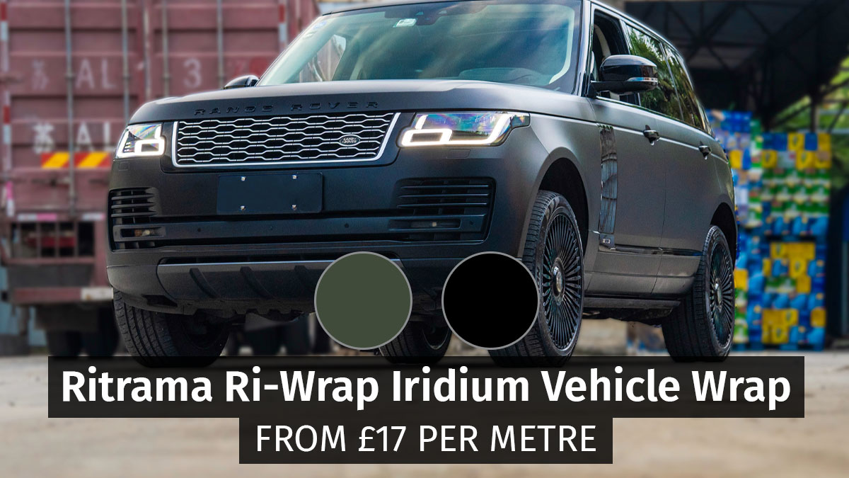 Vehicle wrapping film from only £17 per metre