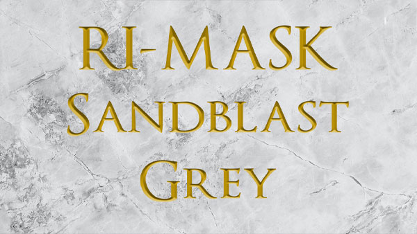 New product - RI-MASK Sandblast Rubber