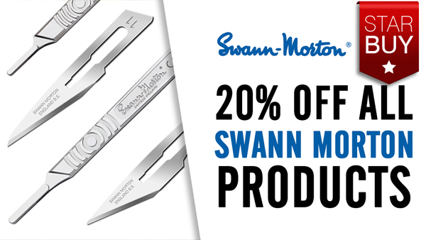 20% off all Swann Morton products