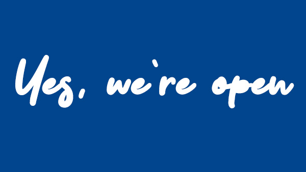 We're only a phone call (or click) away!