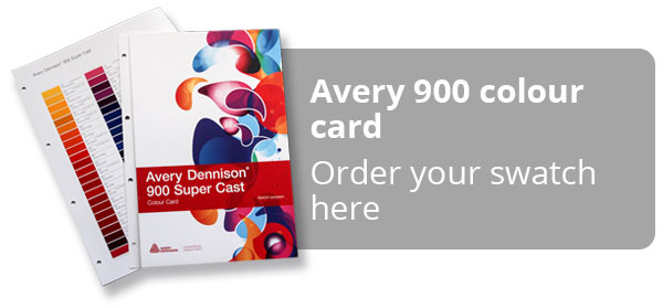 Avery 900 Supercast Colour Chart