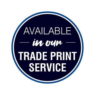 available in our trade print service