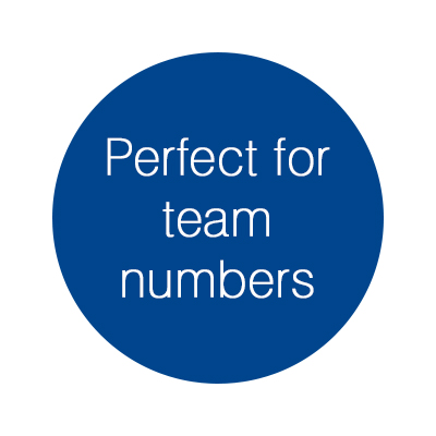 perfect for team numbers