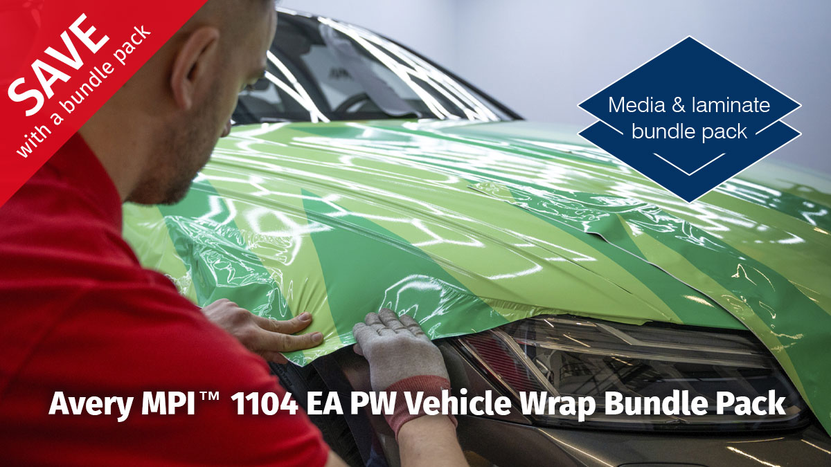 Save up to £237.50 with this Avery vehicle wrap bundle!