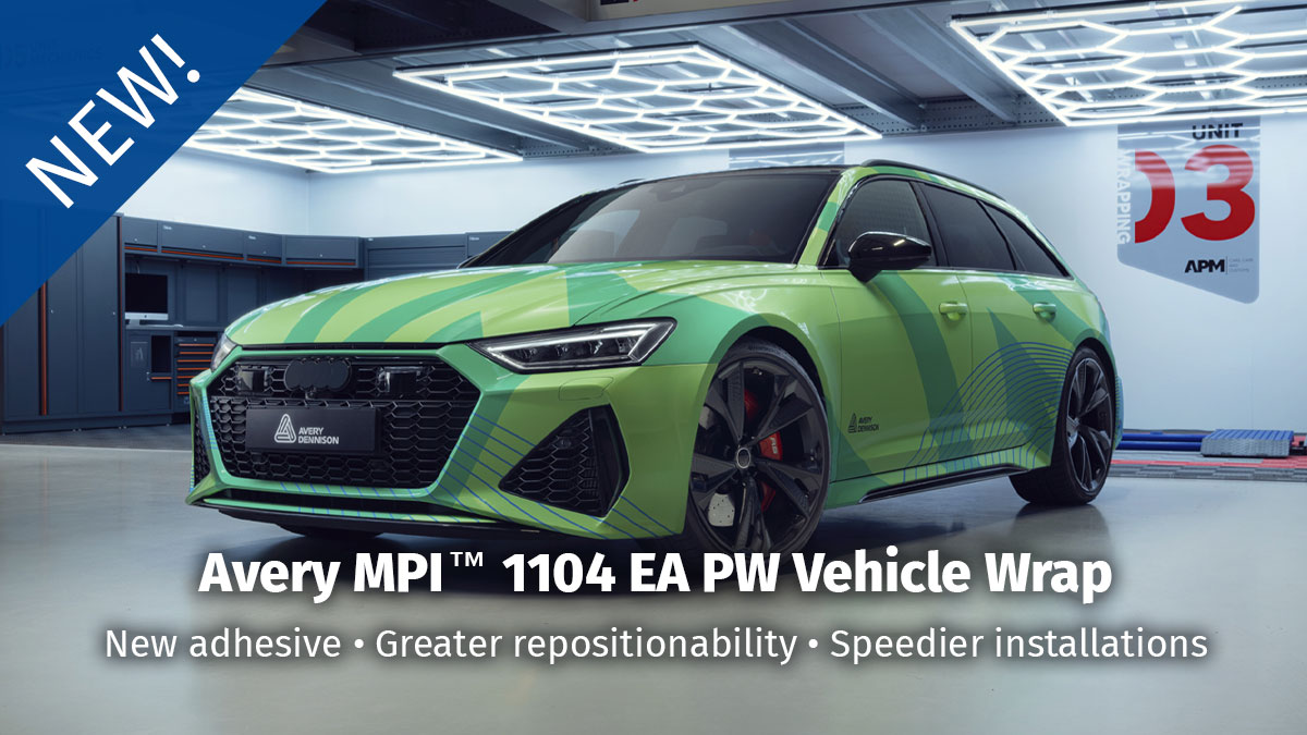 Product launch - printable Avery vehicle wrap
