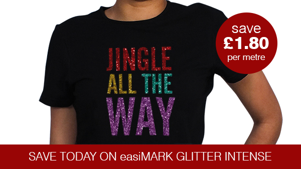 Festive glitter garment film offer