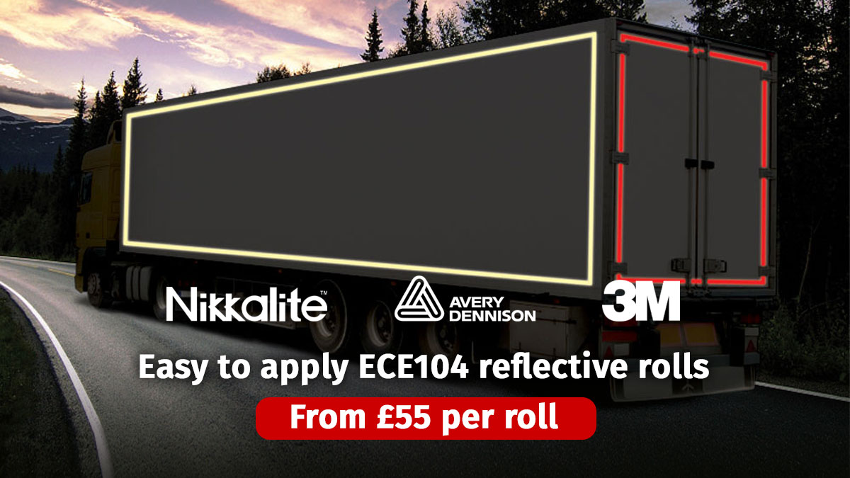 ECE104 reflective rolls from £55