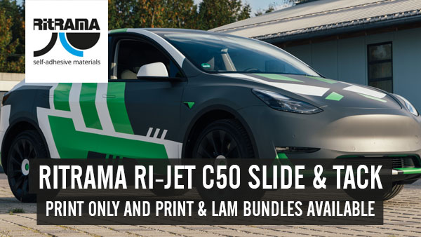 Ritrama Slide and Tack printable vehicle wrap